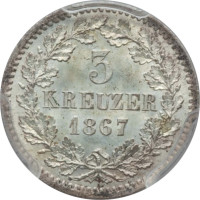 3 kreuzer - Baden