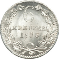 6 kreuzer - Baden