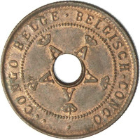 2 centimes - Belgisch Congo