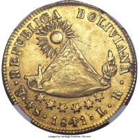 4 escudos - Bolivia