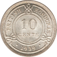 10 cents - British Honduras