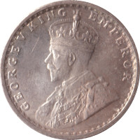 1/4 rupee - British India