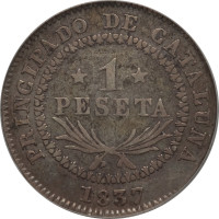 1 peseta - Catalogne