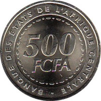 500 francs - Central African States