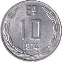10 escudos - Chili