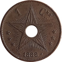 1 centime - Congo Free State