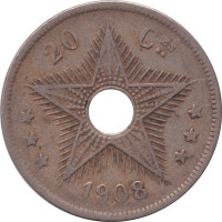 20 centimes - Congo Free State