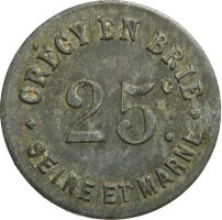 25 centimes - Crécy-en-Brie