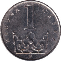 1 koruna - Czech Republic