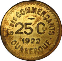 25 centimes - Dunkerque