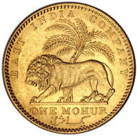 1 mohur - East India Company
