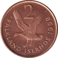 2 pence - Falkland Islands