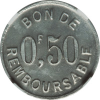 0.50 franc - French Colony