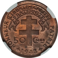 50 centimes - French Colony