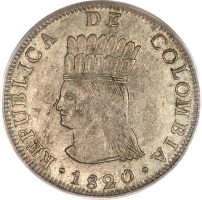 8 reales - Great Colombia