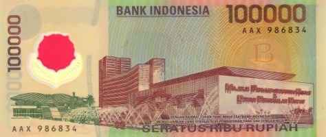 100000 rupiah - Indonesia