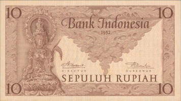 10 rupiah - Indonesia