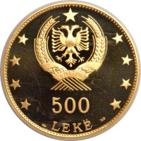 500 leke - Kingdom and Republic