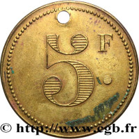 5 francs - Lyon