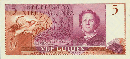5 gulden - Netherlands New Guinea
