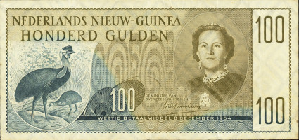 100 gulden - Netherlands New Guinea
