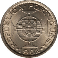 1 rupia - Portuguese India