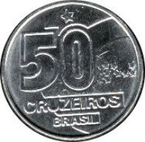 50 cruzeiros - République du Brésil