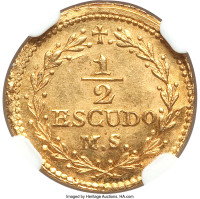 1/2 escudo - South Peru