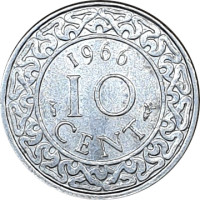 10 cents - Suriname