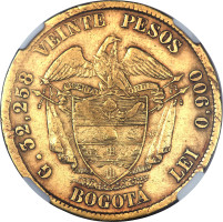 20 pesos - United States of Columbia