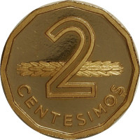 2 centésimos - Uruguay