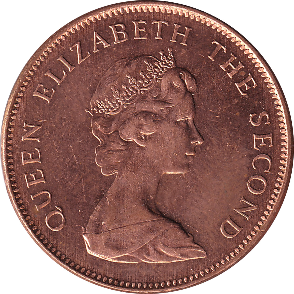 2 pence - Elizabeth II - Young bust