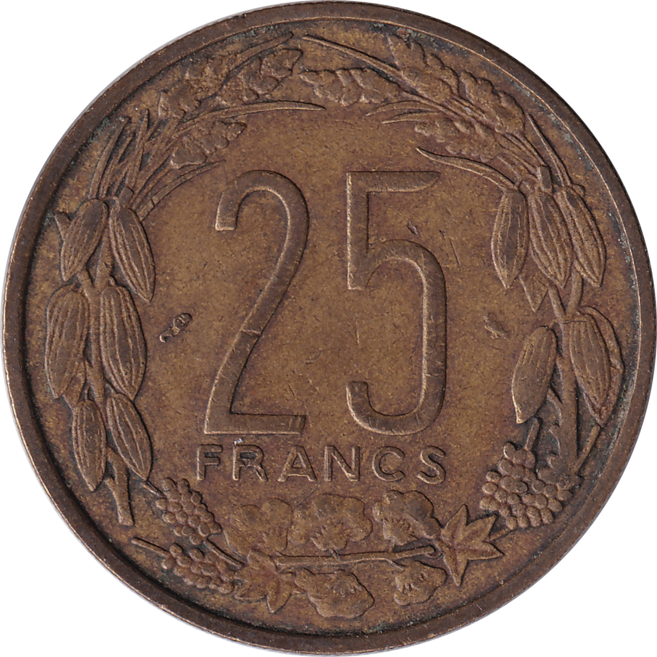 25 francs - Banque Centrale - Cameroun