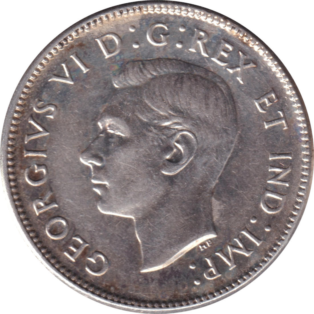 25 cents - Georges VI