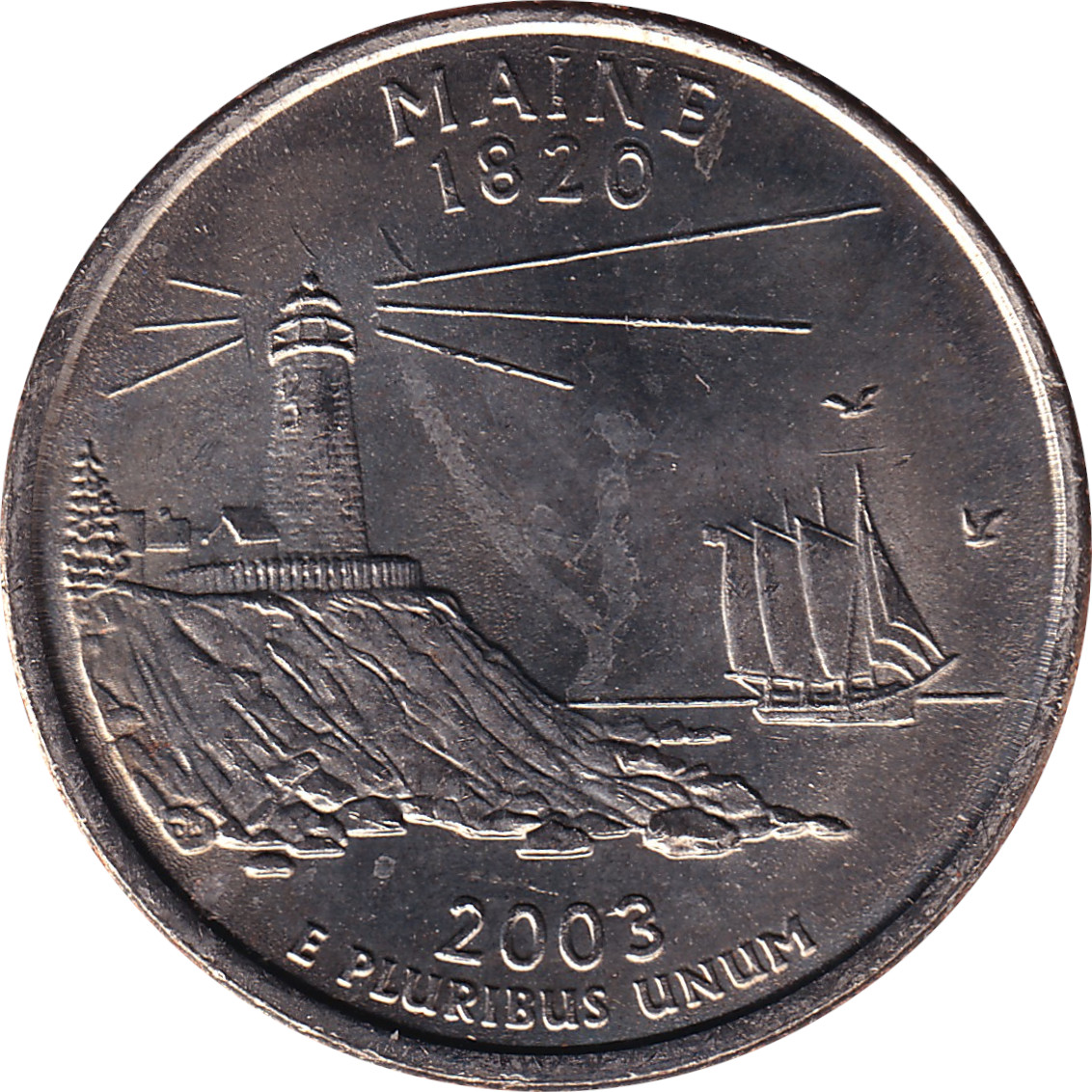 1/4 dollar - Maine