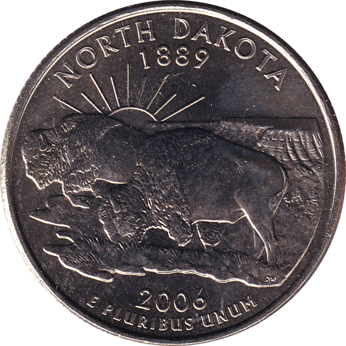 1/4 dollar - Dakota du Nord