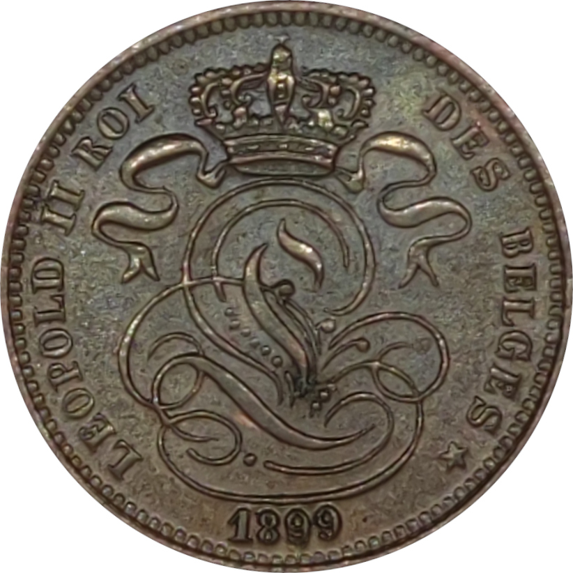 1 centime - Léopold II