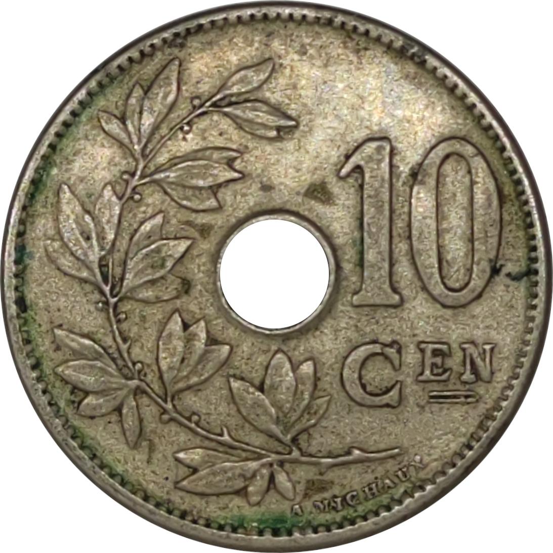 10 centimes - Léopold II - Michaux