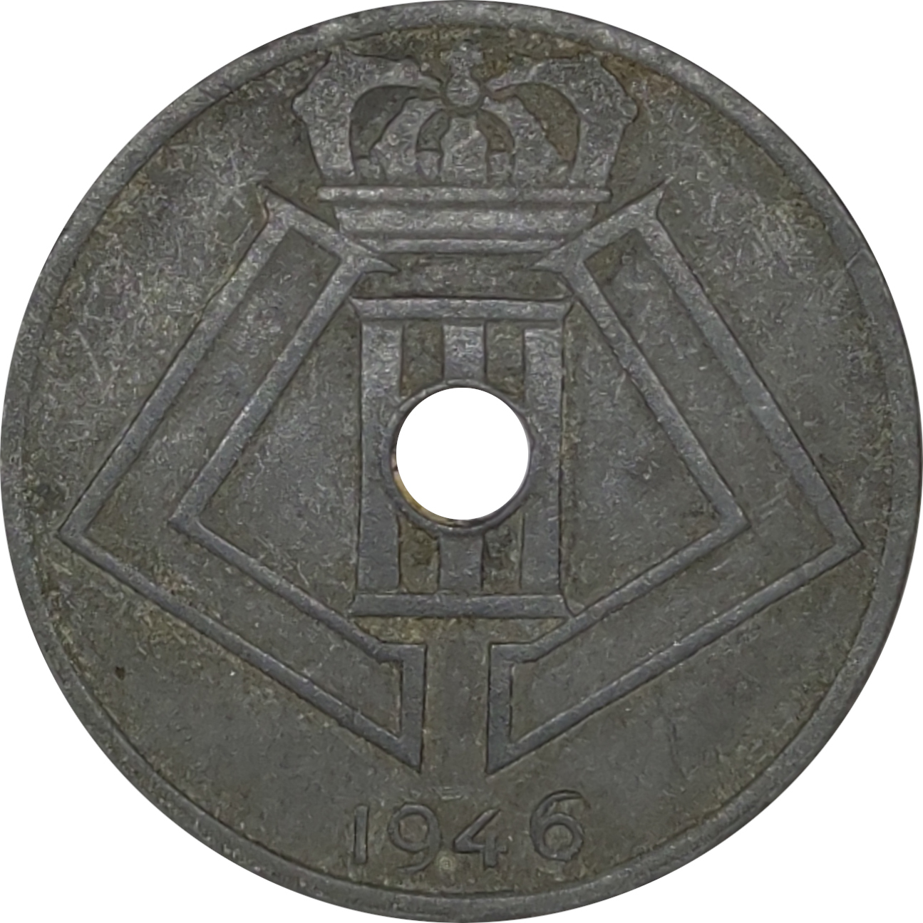 25 centimes - Léopold III