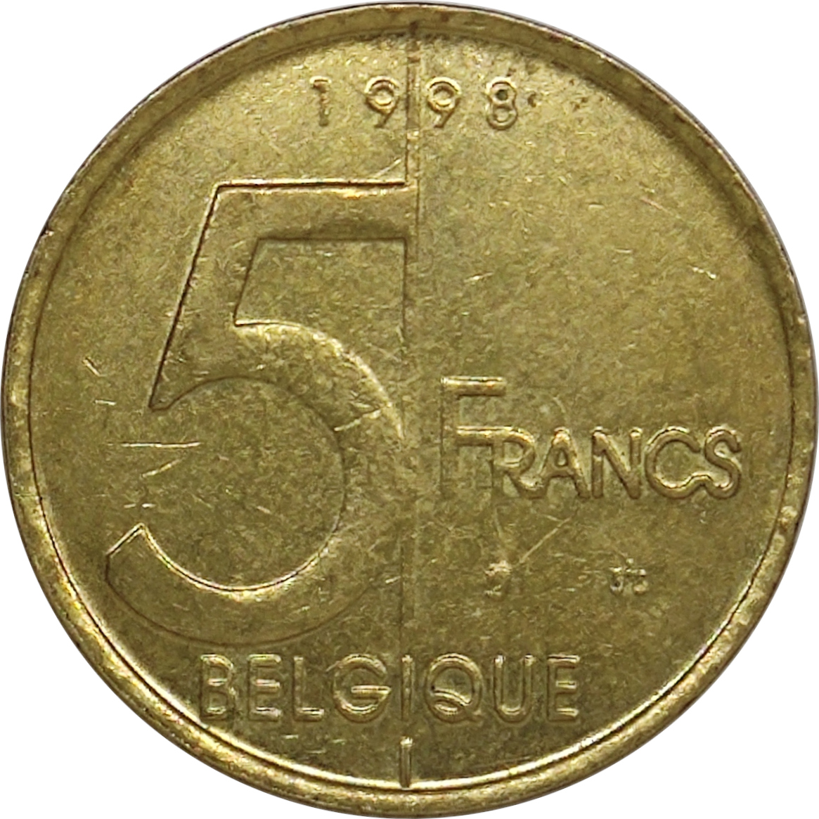 5 francs - Albert II