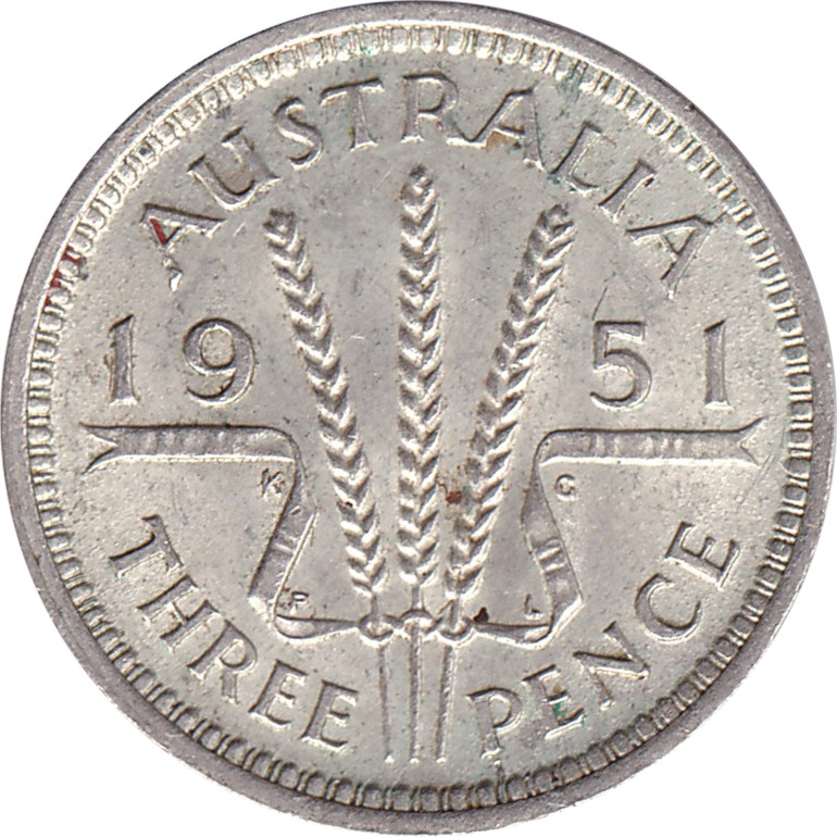 3 pence - Georges VI