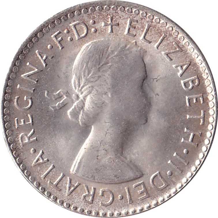 3 pence - Elizabeth II