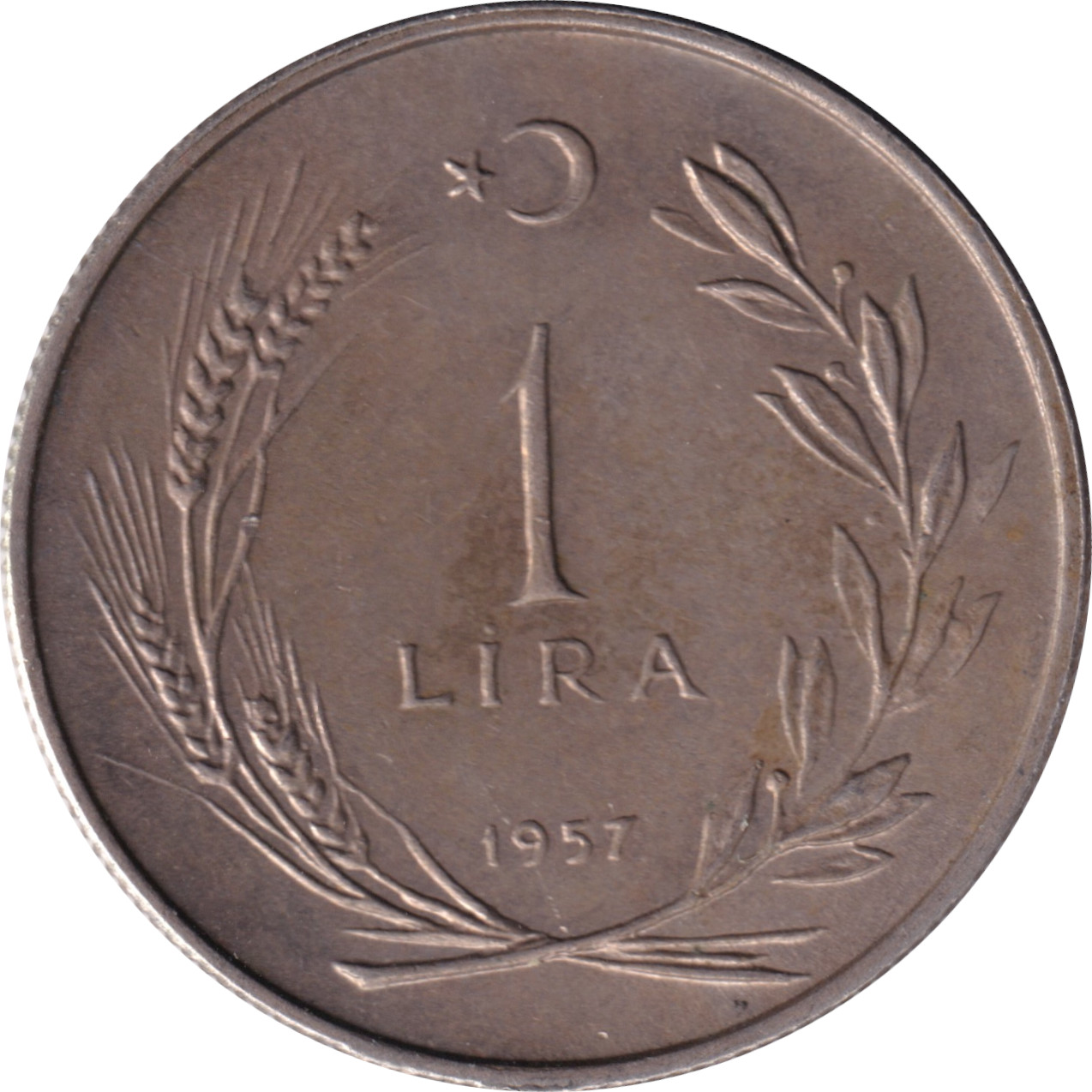 1 lira - Kemal Ataturk - Type 2