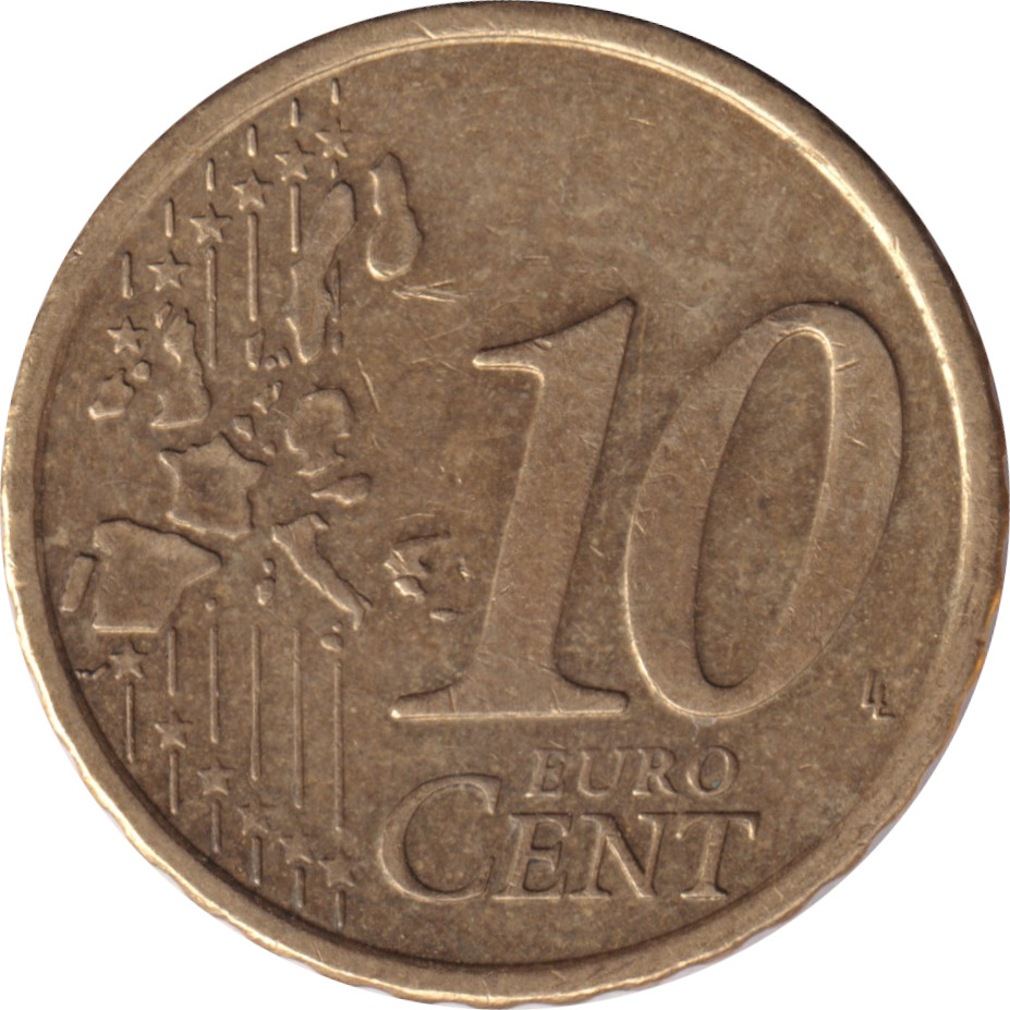 10 eurocents - Grand-Duc Henri