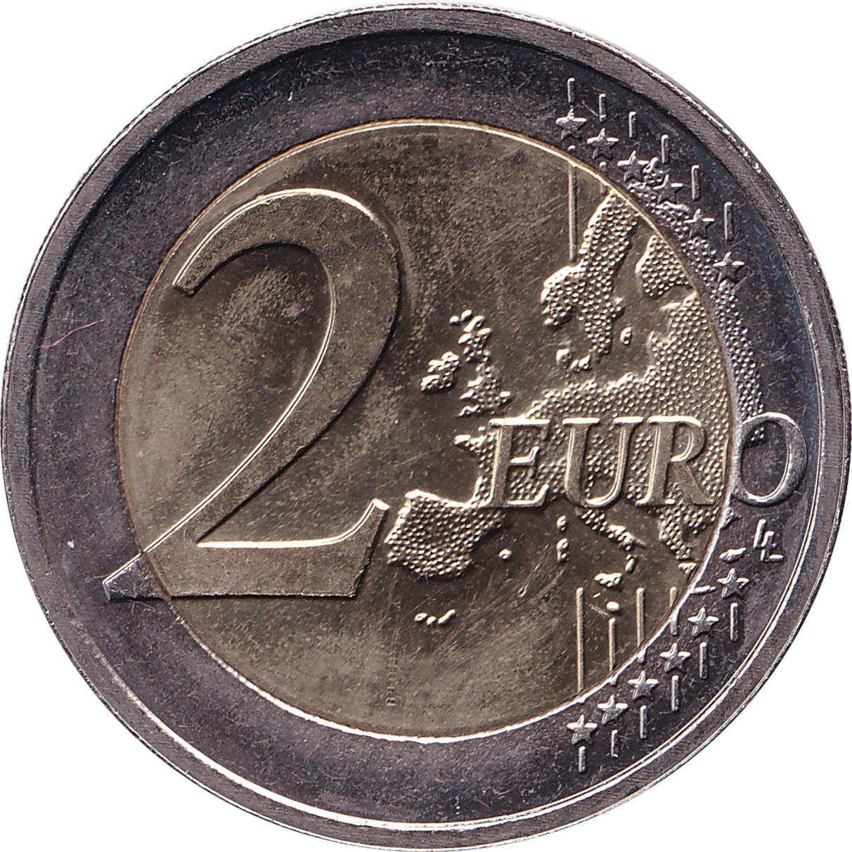 2 euro - Mise en circulation de l'Euro - Luxembourg