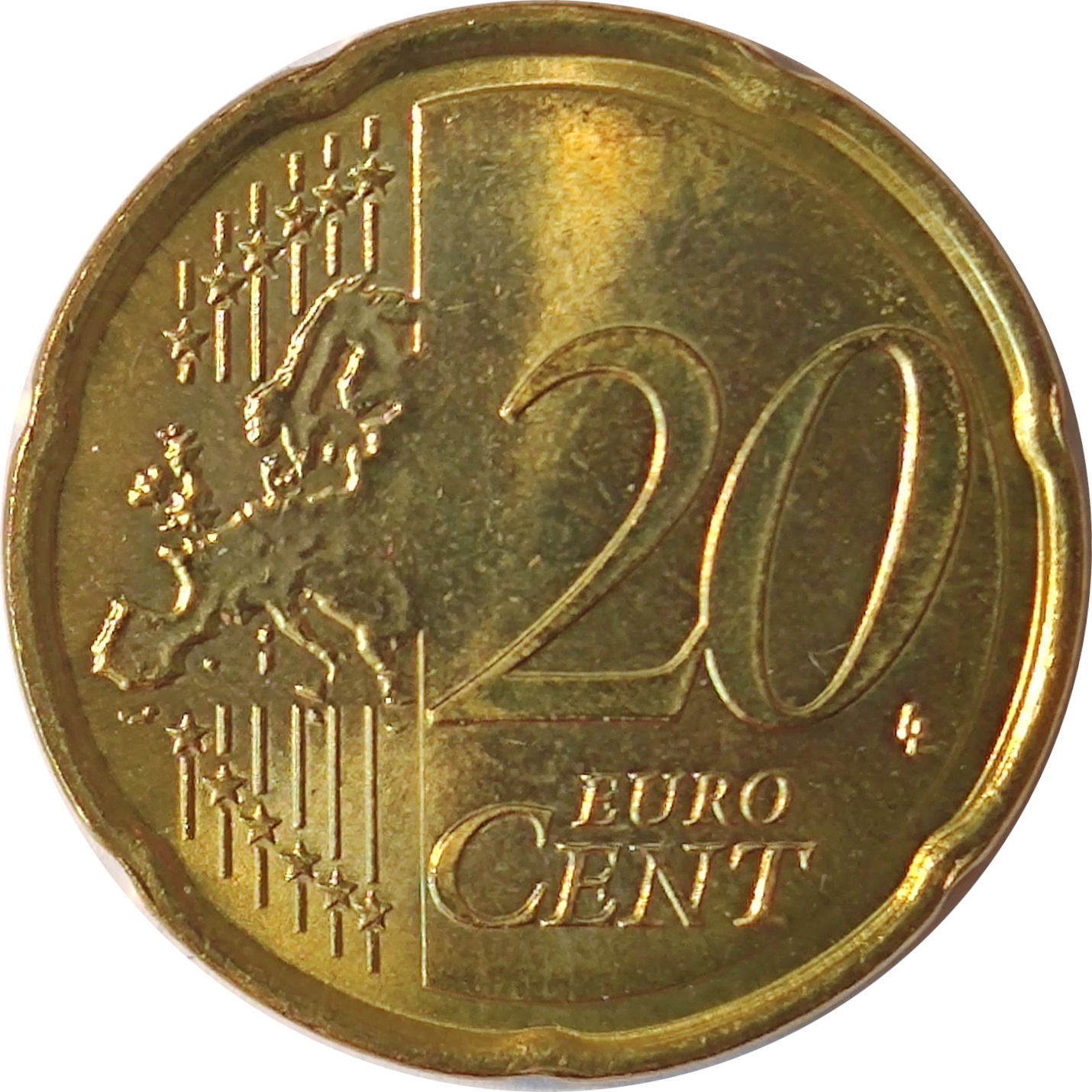 20 eurocents - Blason