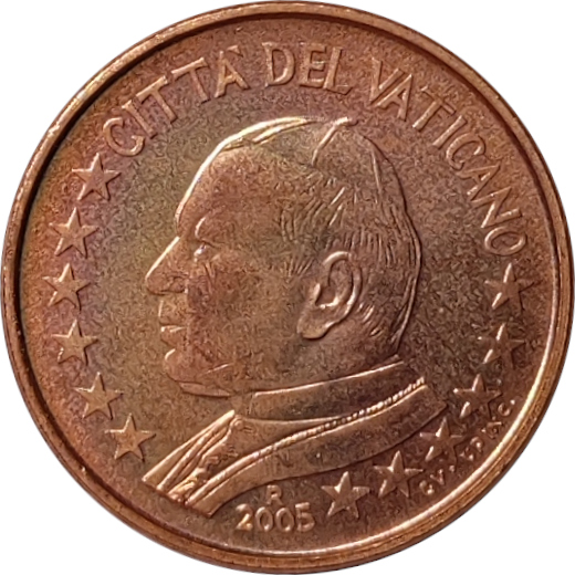 1 eurocent - John Paul II