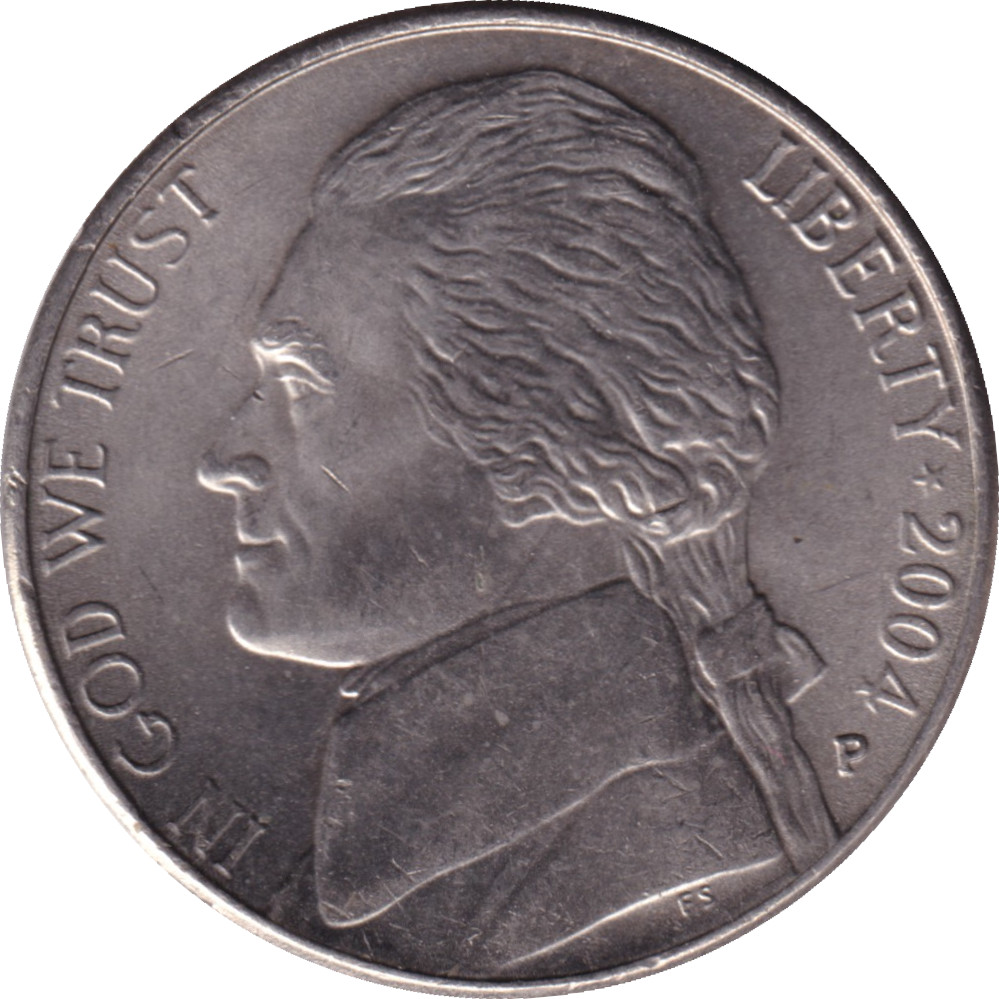 5 cents - Jefferson - Paix