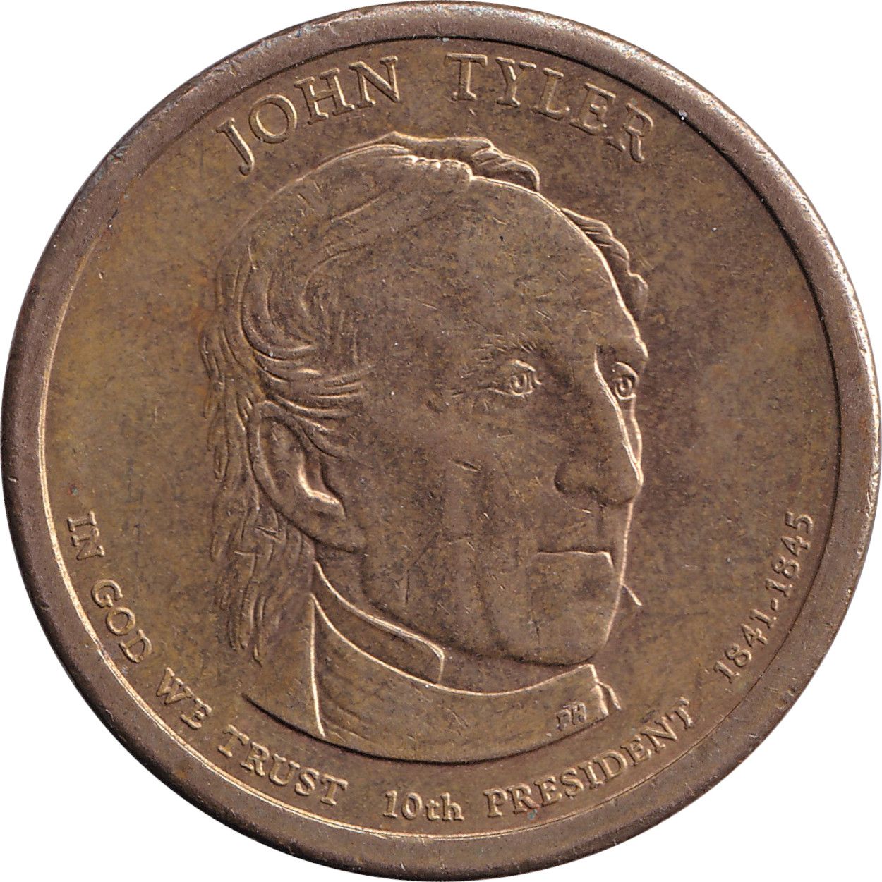 1 dollar - John Tyler
