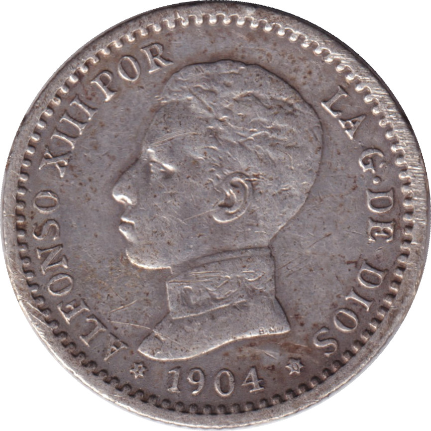 50 centimos - Alphonse XIII - Petit buste